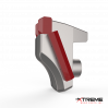 Dual G1 Carbides | Left Sidescraper Carbide | Single M20 Allen Socket Bolt Style | Replaces FAE  Type C Forestry Mulcher Teeth on Models  SSL/DT  - Parts #112700003-K